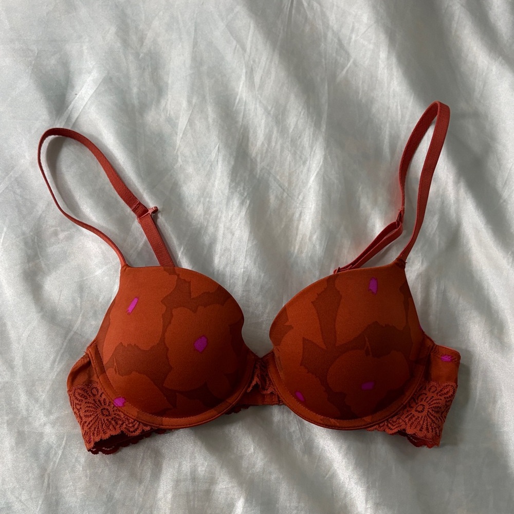 Bra 34A.  Orange color